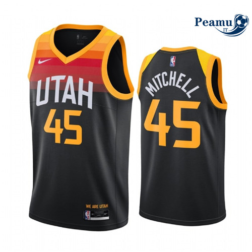 Peamu Maglia Calcio Donovan Mitchell, Utah Jazz 2020/21 - City Edition