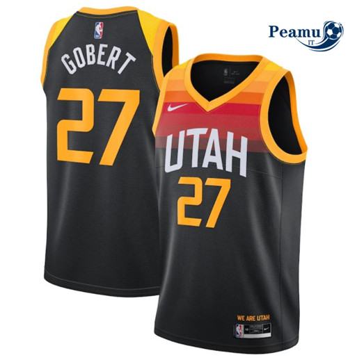 Peamu Maglia Calcio Rudy Gobert, Utah Jazz - City Edition (Dark)