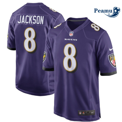 Peamu Maglia Calcio Lamar Jackson, Baltimore Ravens - Purple