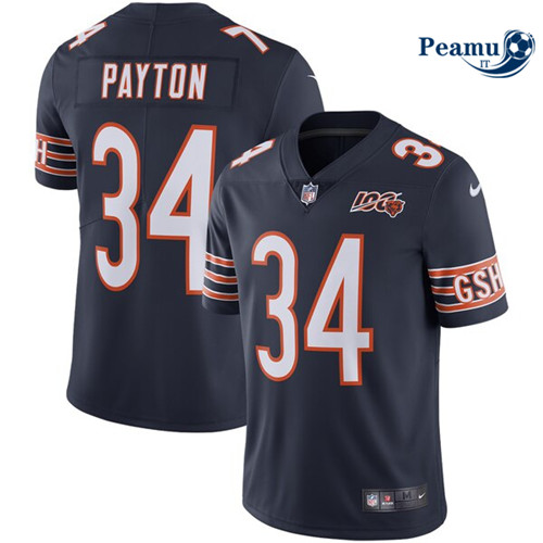 Peamu Maglia Calcio Walter Payton, Chicago Bears - Navy