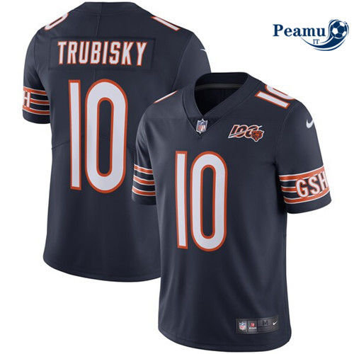 Peamu Maglia Calcio Mitchell Trubisky, Chicago Bears - Navy