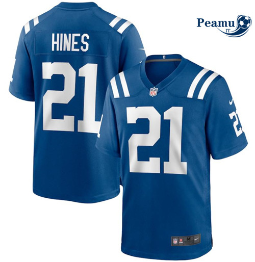 Peamu Maglia Calcio Nyheim Hines, Indianapolis Colts - Royal