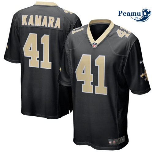 Peamu Maglia Calcio Alvin Kamara, New Orleans Saints - Black