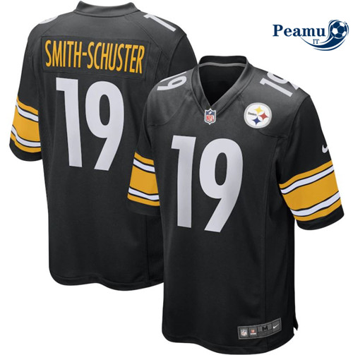 Peamu Maglia Calcio JuJu Smith-Schuster, Pittsburgh Steelers - Black