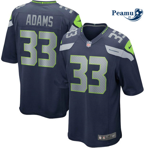 Peamu Maglia Calcio Jamal Adams, Seattle Seahawks - Navy