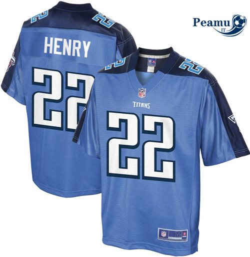 Peamu Maglia Calcio Derrick Henry, Tennessee Titans - Light Blue