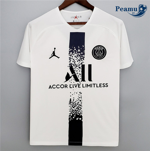 Maglia Calcio PSG Jordan edizione speciale Nero/Bianco 2022-2023
