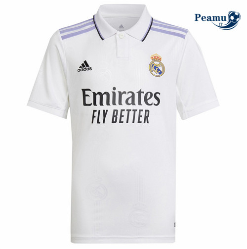 Maglia Calcio Real Madrid Prima Bianco 2022-2023