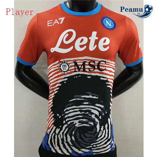Maglia Calcio Player Napoli Arancia 2022-2023