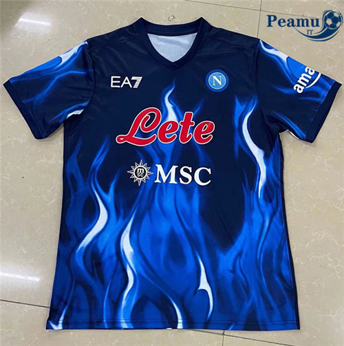 Maglia Calcio Napoli EA7 Flames 2022-2023