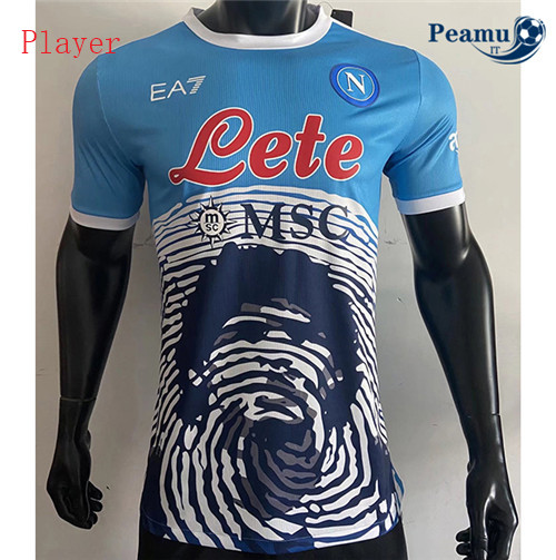 Maglia Calcio Player SSC Napoli special edition Bleu 2021-2022