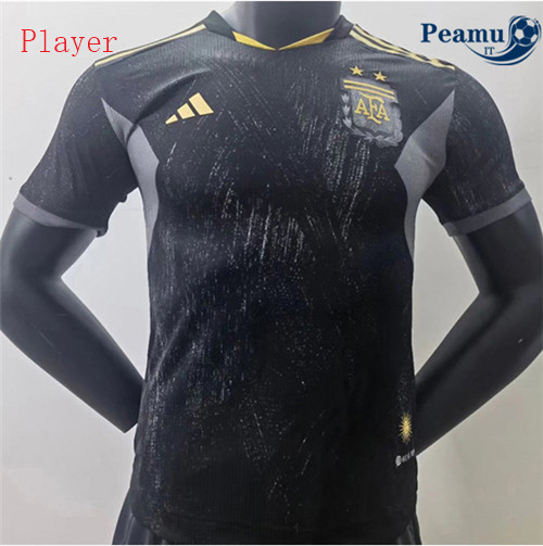 Maglia Calcio Player Argentina Nero 2022-2023