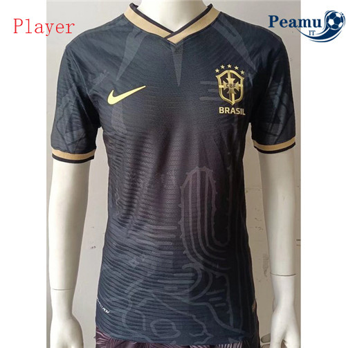 Maglia Calcio Player Brasile Nero 2022-2023