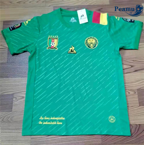 Maglia Calcio Camerun Signature Edition Verde Fans 2021-2022