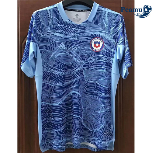 Maglia Calcio Chile Gardien de but Bleu 2021-2022