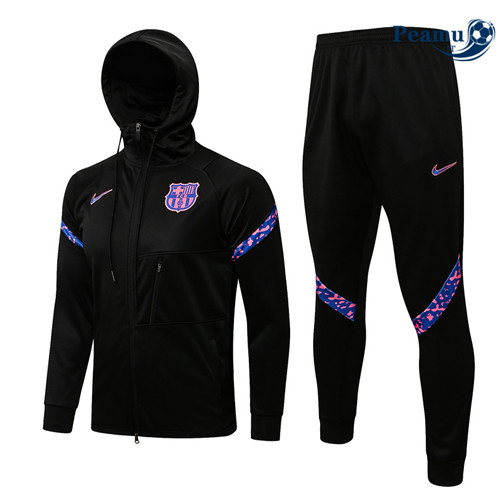 Tuta Calcio - Felpa con cappuccio Barcellona Noir 2022-2023