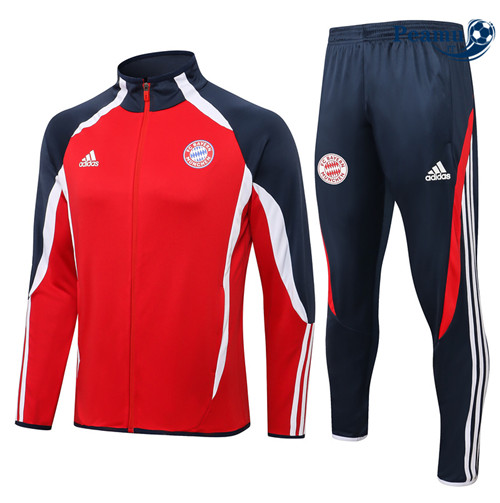 Tuta Calcio - Giacca Bayern Monaco Co-branded Rosso 2022-2023