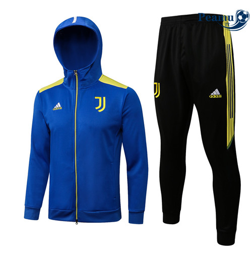 Tuta Calcio - Felpa con cappuccio Juventus Blu 2022-2023
