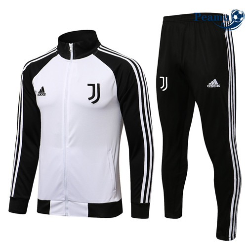 Tuta Calcio - Giacca Juventus Blanc/Noir 2022-2023