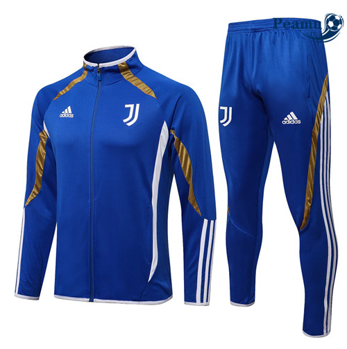 Tuta Calcio - Giacca Juventus Bleu 2022-2023 Col Haut