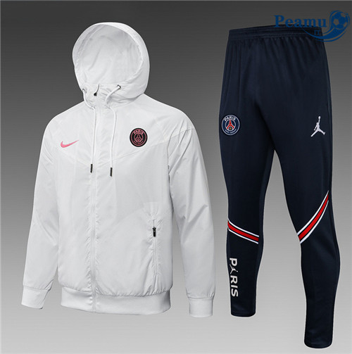 Tuta Giacca A Vento PSG Blanc 2022-2023