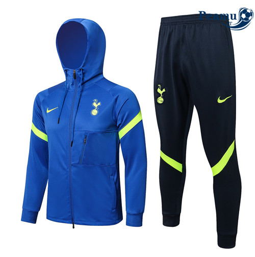 Tuta Calcio - Felpa con cappuccio Tottenham Hotspur Bleu 2022-2023