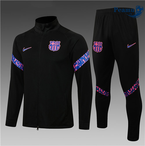 Tuta Calcio - Giacca Bambino Barcellona Noir 2022-2023