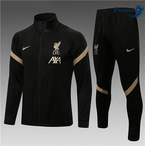 Tuta Calcio - Giacca Bambino Liverpool Noir/Jaune 2022-2023