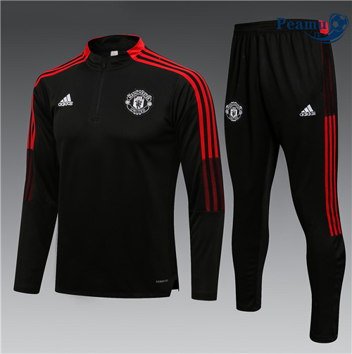 Tuta Calcio Bambino Manchester United Noir/Rouge 2022-2023