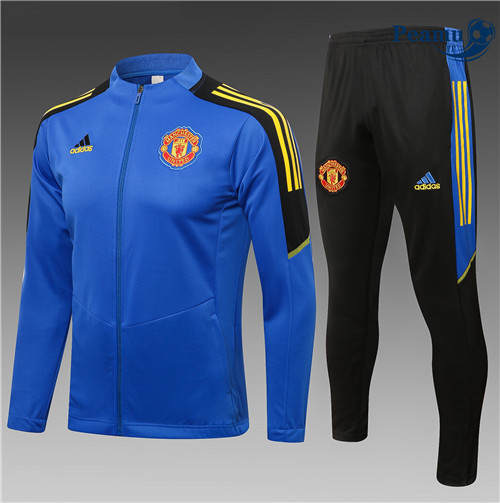 Tuta Calcio - Giacca Bambino Manchester United champions league Bleu 2022-2023