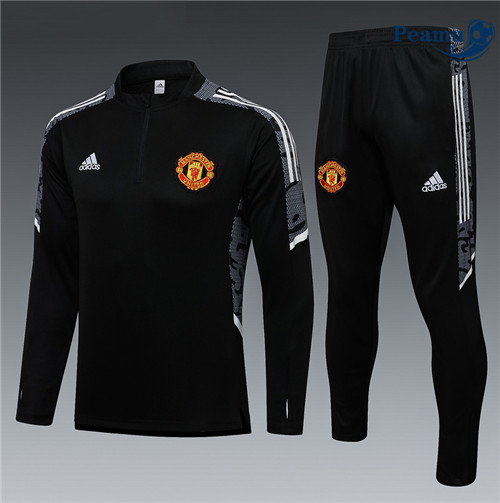 Tuta Calcio Bambino Manchester United Noir 2022-2023
