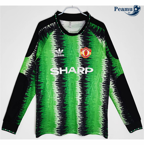 Classico Maglie Manchester United Portiere Manica lunga 1990-91