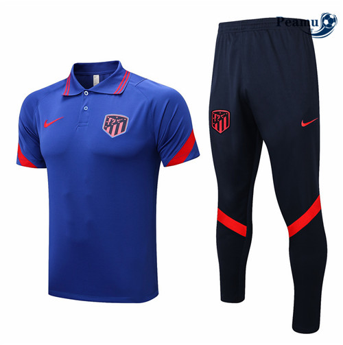 Kit Maglia Formazione Atletico Madrid Polo + Pantaloni 2022-2023 pit103