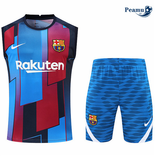 Kit Maglia Formazione Barcellona Debardeur + Pantaloni 2022-2023 pit104