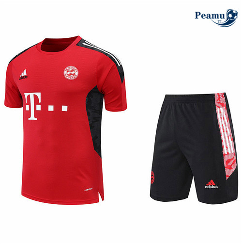 Kit Maglia Formazione Bayern Monaco + Pantaloni Rosso 2022-2023 pit087