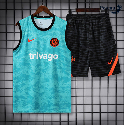 Kit Maglia Formazione Chelsea Debardeur + Pantaloni 2022-2023 pit149