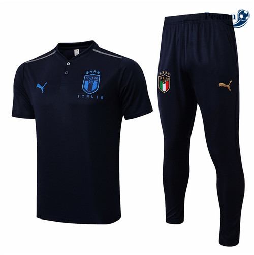 Kit Maglia Formazione Italia Polo + Pantaloni 2022-2023 pit139