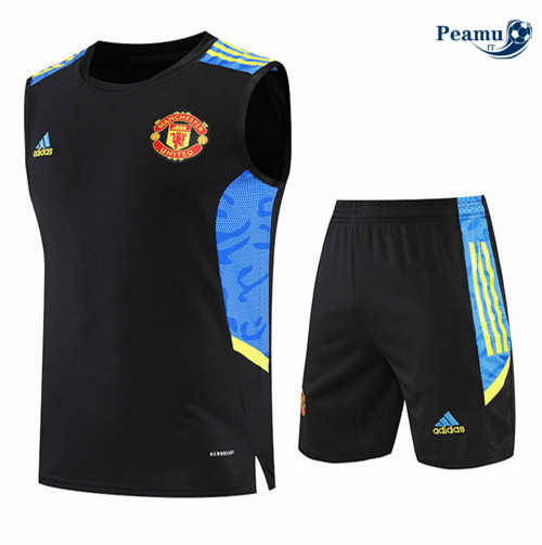 Kit Maglia Formazione Manchester United Debardeur + Pantaloni 2022-2023 pit169