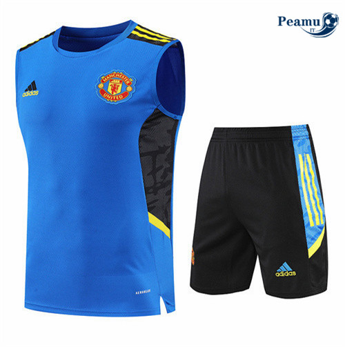 Kit Maglia Formazione Manchester United Debardeur + Pantaloni 2022-2023 pit170