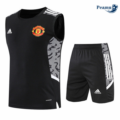 Kit Maglia Formazione Manchester United Debardeur + Pantaloni 2022-2023 pit171