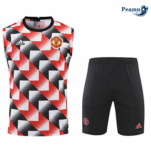 Kit Maglia Formazione Manchester United Debardeur + Pantaloni 2022-2023 pit173