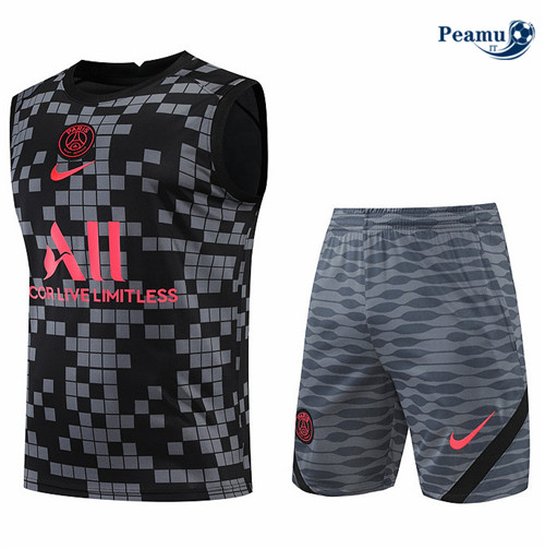 Kit Maglia Formazione Paris PSG Debardeur + Pantaloni 2022-2023 pit124