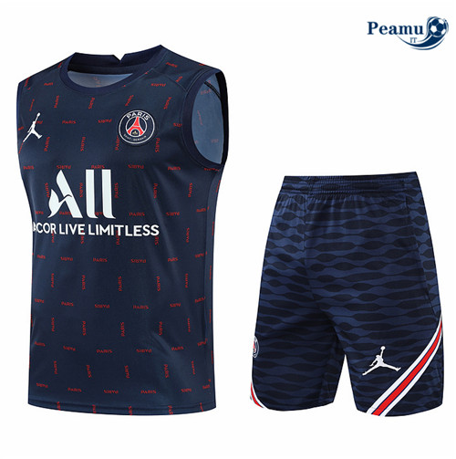 Kit Maglia Formazione Paris PSG Debardeur + Pantaloni 2022-2023 pit126