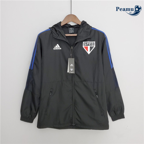 Giacca A Vento Calcio Sao Paulo Nero 2022-2023 pit199