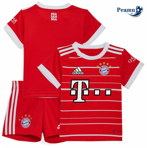 Maglia Calcio Bayern Monaco Bambino Prima 2022-2023