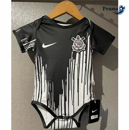 Maglia Calcio Corinthians baby Nero 2022-2023