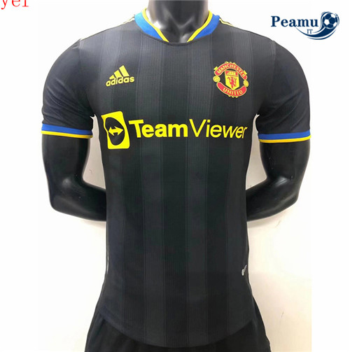 Maglia Calcio Player Manchester United Nero 2022-2023
