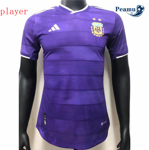 Maglia Calcio Player Argentina Viola 2022-2023