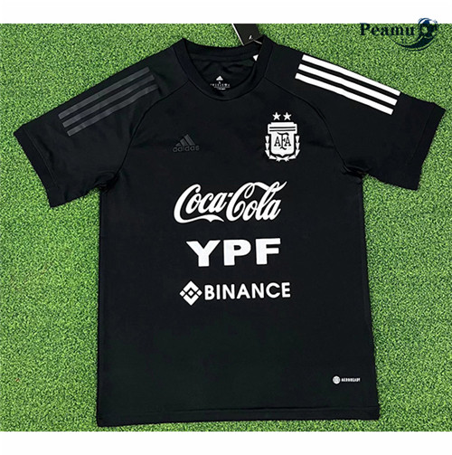 Maglia Calcio Argentina Formazione Nero 2022-2023