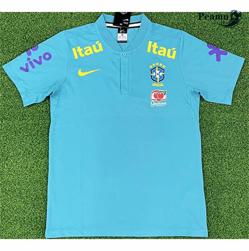 Maglia Calcio Brasile Formazione blu 2022-2023